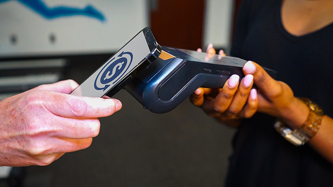 personal paying with credit card